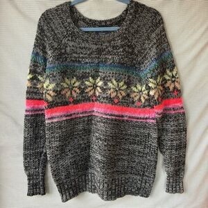 Women's Multicolor Knit Sweater